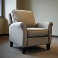 Armchair Fabric Upholstery 85x90x100 cm - Light Gray - Contemporary Design