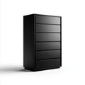 Chest of Drawers 80x40x120 cm - Black - Modern Design